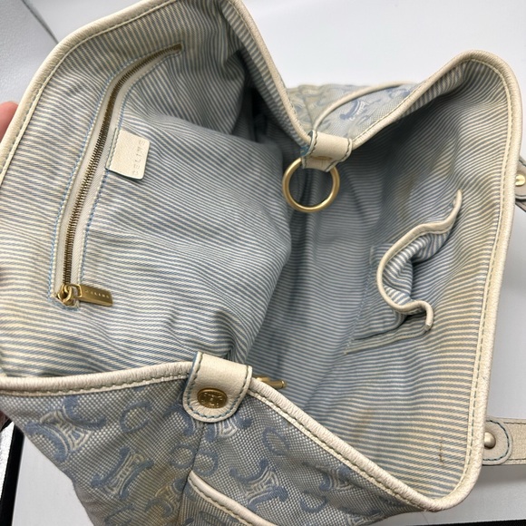 Celine
Celine Blue/White Monogram Canvas and Leather Satchel - Picture 8 of 13